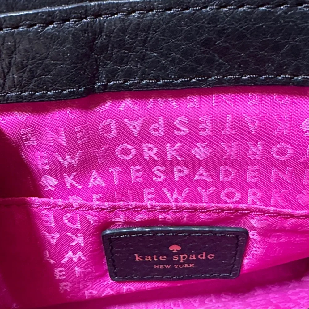 Kate Spade Black Quilted Crossbody Bag with Gold Hardware - Picture 7 of 16